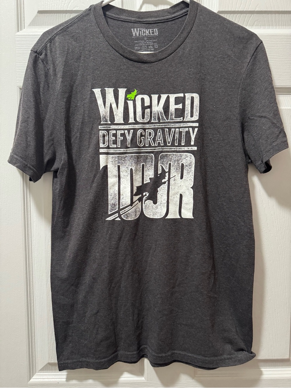 'Defy Gravity' Tour Graphic Tee - Charcoal